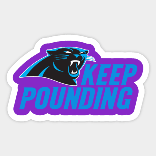 Keep Pounding Panthers UK Sticker